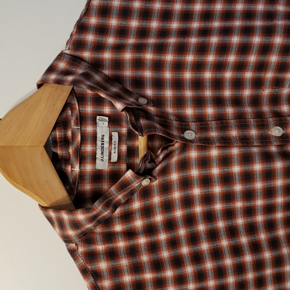 J. Lindeberg Button Down Shirt Men's L